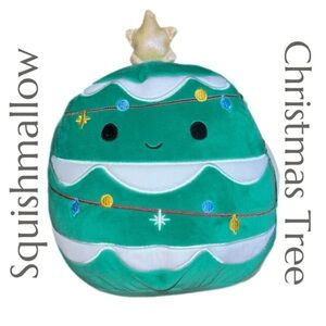8” Squishmallow NWT Christmas Tree Johann 2022 Holiday Gifts